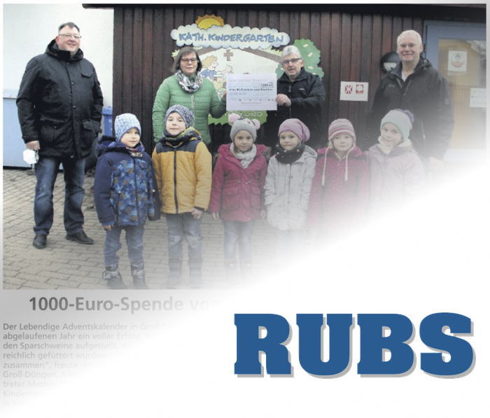 2022 02 02 RUBS 1000EuroSpende titelbild